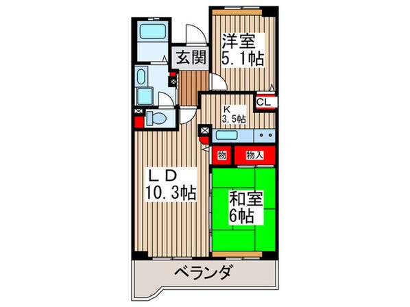 PASA・DE・URAWABUZOUの物件間取画像